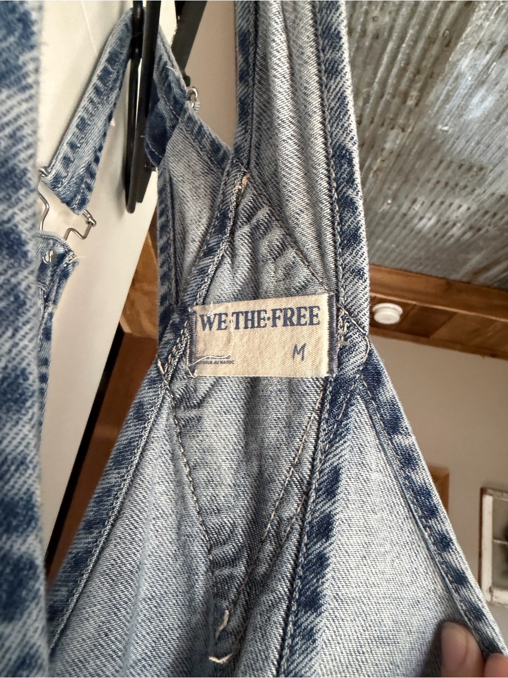 Free People Light Wash Denim Overalls - Women - Picture 4 of 5